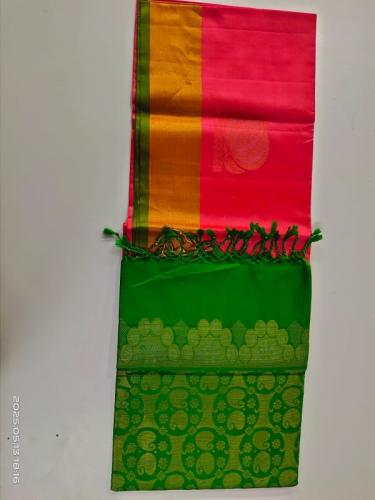 SOFT SILK SAREE WITH BLOUSE